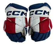 CCM Jetspeed Hockey Gloves 14" NHL Pro Stock WolfPack Leschyshyn Used (2)
