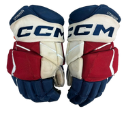 CCM Jetspeed Hockey Gloves 14" NHL Pro Stock WolfPack Othmann Used (2)