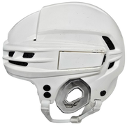 CCM SUPER TACKS X TOTAL CUSTOM PRO STOCK HOCKEY HELMET MEDIUM WHITE WOLFPACK USED