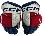 CCM Jetspeed Hockey Gloves 13" NHL Pro Stock WolfPack Sykora Used (3)