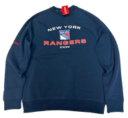 New York Rangers CCM Blue Pullover Sweatshirt Adult Large NEW