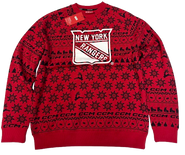 New York Rangers CCM Red Pullover Sweatshirt Adult Large NEW