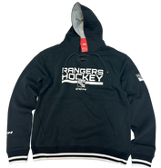 New York Rangers CCM Black Pullover Hoodie Adult Large NEW