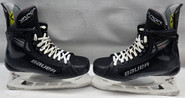 BAUER VAPOR HYPERLITE 2 ICE HOCKEY SKATES PRO STOCK 8.5 D NHL USED (2)