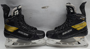 BAUER ULTRA SONIC CUSTOM PRO STOCK ICE HOCKEY SKATES 10 E USED NHL