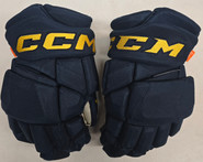 CCM Jetspeed Pro Stock  Hockey Gloves 13" Thunderbirds AHL Used