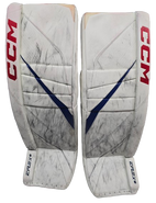 CCM Extreme Flex 6 Pro Goalie Leg Pads 37 +2" Pro Stock Used Boyko