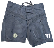 Warrior Custom Pro Stock Hockey Pant Girdle Shell Cover Black Large Bruins NHL Used