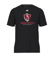 Loomis Chaffee Ice Hockey New Balance Activate Short Sleeve Tee Black