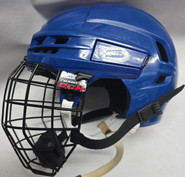 CCM Tacks X Pro Hockey Helmet Pro Stock Medium NCAA Used With Cage