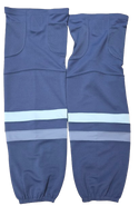 SP CUSTOM PRO HOCKEY SOCKS SPRINGIELD THUNDERBIRDS MILITARY APPRECIATION NIGHT PRO STOCK USED 24-25 SEASON