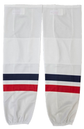 SP CUSTOM PRO HOCKEY SOCKS SPRINGIELD THUNDERBIRDS MILITARY APPRECIATION NIGHT PRO STOCK USED