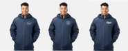 Junior Thunderbirds Bauer Heavyweight Team Jacket Navy Blue