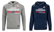  Jr Thunderbirds Bauer Ultimate Team Hoodie Locker Logo