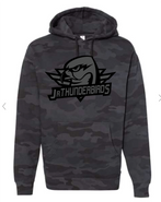 Jr Thunderbirds Independent Midweight Hoodie Camo BLACKOUT Youth and Adult