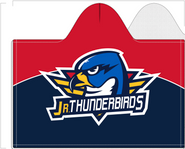 Jr Thunderbirds Sublimated Fleece Hooded Blanket 1