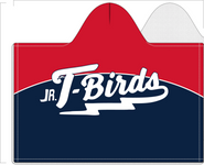 Jr Thunderbirds Sublimated Fleece Hooded Blanket 2
