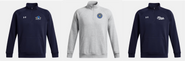 Jr Thunderbirds Under Armour Rival Cotton 1/4 zip Adult