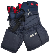 CCM E1.5 Hockey Goalie Pants Navy Junior Medium USED