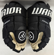 Warrior Covert QR5 Pro Stock Hockey gloves 14" Black Used NHL Bruins (6)