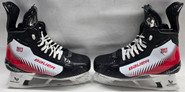 Bauer Supreme Shadow Pro Stock Skates 8 D Hutson BU Used NCAA NHL