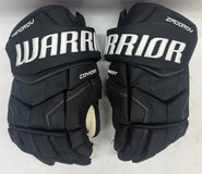 Warrior Covert QR5 Pro Stock Hockey gloves 14" Black Used NHL Bruins (8)