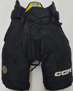 CCM HPTK Pro Stock Hockey Pants Medium Bruins Black NHL Used (2)
