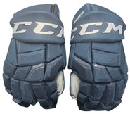CCM HGQL Pro Stock Custom Hockey Gloves 14" Navy NHL EGE NEW