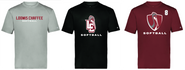 Loomis Chaffee Softball Badger Polyester Short Sleeve Tech Tee