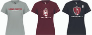 Loomis Chaffee Softball Badger Polyester Short Sleeve Tech Tee Women's