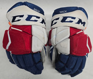 CCM Jetspeed Hockey Gloves 13" AHL Pro Stock WolfPack Mack Used