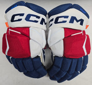 CCM Jetspeed Hockey Gloves 14" AHL Pro Stock WolfPack Used