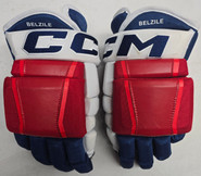 CCM HG97 Pro Stock Hockey Gloves 14" AHL Wolfpack Belzile Used