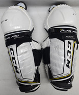 CCM Tacks Pro Shin Guards Pads 14" Pro Stock Used No Liners