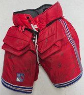Vaughn  Goalie Pants Rangers X-Large Pro Stock NHL AHL Used GARAND