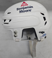 CCM TACKS 710 PRO STOCK HOCKEY HELMET SMALL WHITE  RANGERS SCANLIN