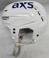 WARRIOR ALPHA ONE PRO STOCK HOCKEY HELMET WOLFPACK WHITE MEDIUM USED #21 (2)