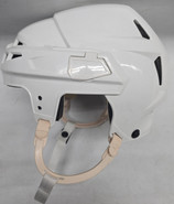 CCM VECTOR V08 PRO STOCK HOCKEY HELMET WHITE MEDIUM AHL NHL USED 