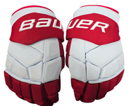 Bauer supreme Mach Pro Pro Stock Custom Hockey Gloves 15" BU Terriers Used