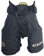 CCM HPTK Pro Stock Hockey Pants Large Bruins Black NHL Used #19