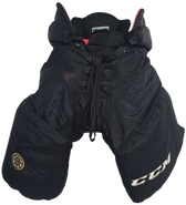 CCM HP45 Pro Stock Hockey Pants Large Black Bruins NHL Used