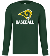 Rams Baseball Long Sleeve Performance Tee