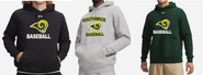 Rams Baseball Under Armour Icon Cotton Hoodie Adult