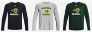 Rams Baseball Under Armour Tech Long Sleeve Polyester Tee