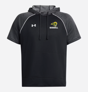 Rams Baseball Under Armour Command Short Sleeve Hoodie Warm Up