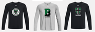 Brooks Lacrosse Under Armour Tech Long Sleeve Polyester Tee