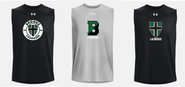 Brooks Lacrosse Under Armour Tech Sleeveless Polyester Tee