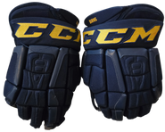 CCM HGCLPX Pro Stock Hockey Gloves 14" Thunderbirds AHL Used Burns