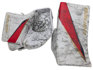 Bauer Hyperlite 2 Pro Goalie Glove And Blocker Pro Stock NHL Used Knight