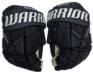 Warrior Covert QR6 Pro Custom Pro Stock Hockey Gloves 13" Navy Blue NHL IST